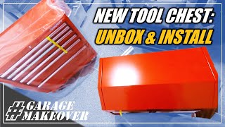 Unboxing and Installing My Husky 36 Inch Tool Chest | Garage Makeover Ep 4