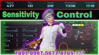 UPDATE 3.1 🔥BEST ZERO RECOIL SENSITIVITY CODE + CONTROL SETTINGS FOR PUBG MOBILE/BGMI 2024💥,60 FPS