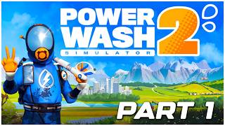 PowerWash Simulator 2 Co-op Walkthrough Part 1 - Starting Our New Career