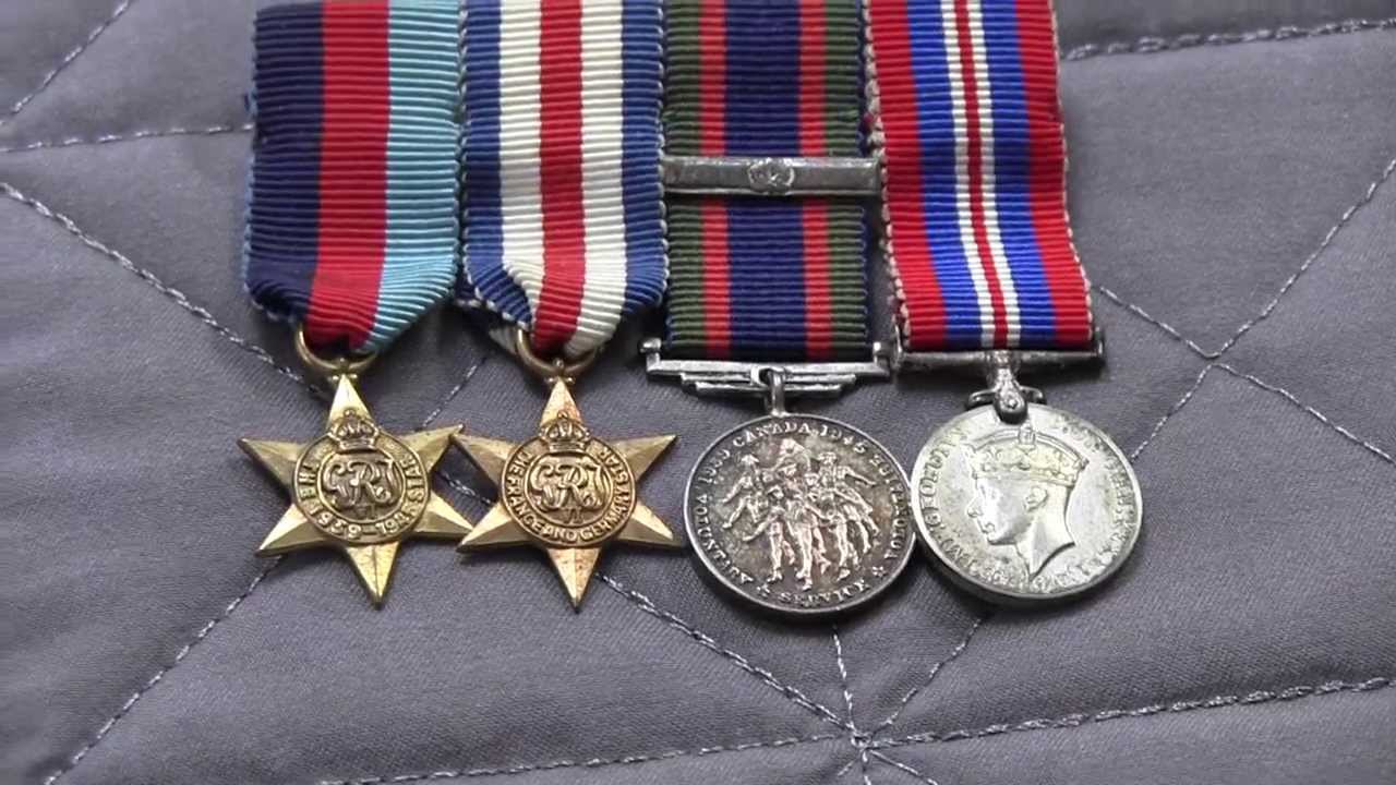 Canadian War Medals (World War II) - YouTube