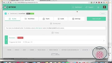 Snowflake: Continuous Integration with Bitrise.io 6/7