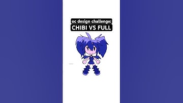 CHIBI vs FULL character design challenge