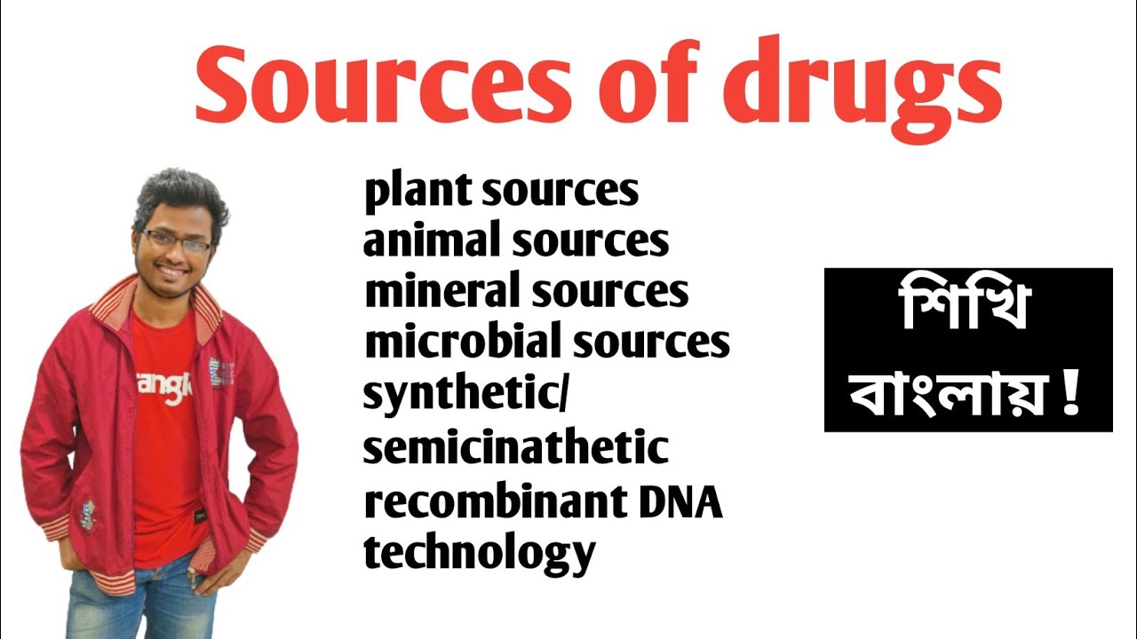 Different Sources of Drugs । Bangla । Pharmacognosy YouTube