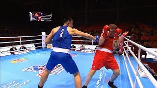 Round of 16 (+91kg)  ROGAVA TSOTNE (UKR) vs JALOLOV Bakhodir (UZB) /AIBA World 2019