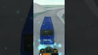 Us Police Coach Bus Driving Simulator - Uphill Offroad Bus Games - Android Gameplay #shorts screenshot 5