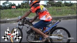 Setting Ninja Batangan vs Ninja Biru Drag Racing Yogyakarta - KBRT