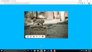 HTML/CSS Jquery facebook reactions