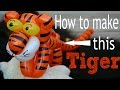 How to make a fancy balloon tiger