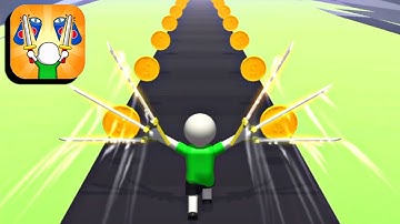 Twin Blade Slicer - All Levels 15-16 Gameplay (iOS,Android)