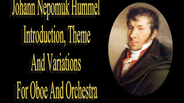 Hummel - Introduction, Theme And Variations For Oboe And Orchestra