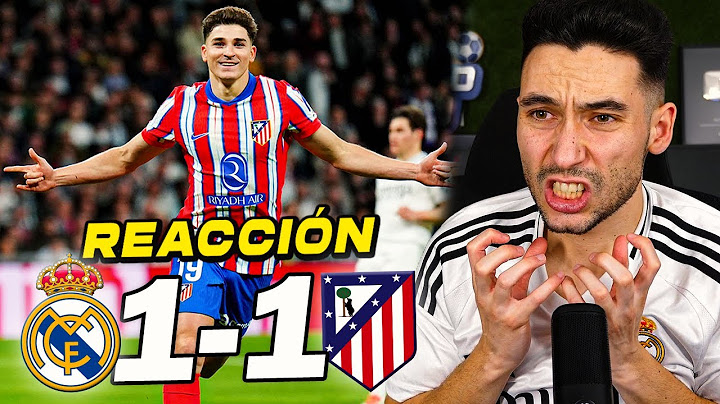 REACCIONES DE UN HINCHA al Real Madrid vs Atlético de Madrid 1-1 *EL BARÇA LO CELEBRA* | ByDiegoX10
