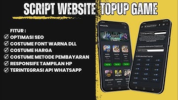 SOURCE CODE WEBSITE TOPUP GAME AUTO OPER WHATSAPP !!