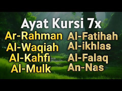 Zikir Menghibur Hati dan Pikiran |Surah Alkahfi Dzikir Pagi Yasin Alrahman Alwaqeah Almulk- Alaa Aql