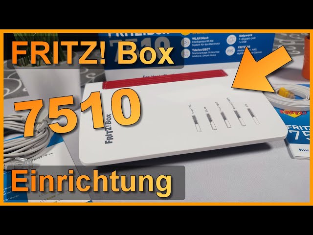 AVM FRITZ! Box 7510: (V)DSL-Zugang verkabeln & einrichten - YouTube