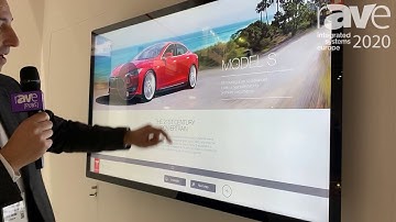 ISE 2020: DISPLAX Shows Off Skin Mesh Ultra-Large Touch Screens