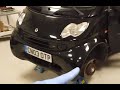 Smart Car ForTwo W450 Front Bumper Panel Removal ( how to open bonnet ! )