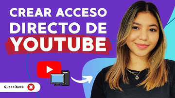 Cómo COLOCAR un ACCESO DIRECTO para YouTube en Windows 11/10 - 🌐Usando Google Chrome💻