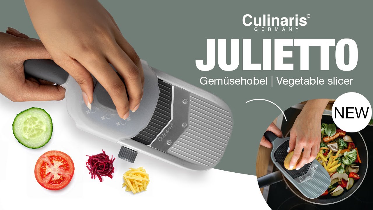 Culinaris JULIETTO Gemüsehobel mit Julienneeinsatz