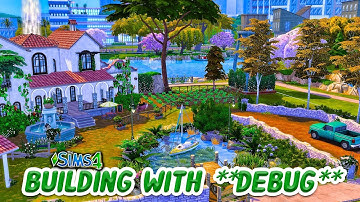 Building with **Debug** Objects // The Sims 4
