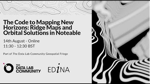 The Code to Mapping New Horizons: Ridge Maps and Orbital Solutions in Noteable