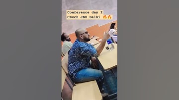conference day 2 csmch jnu #csmch #jnu #delhi #ramanbangotra #viral #shorstviral