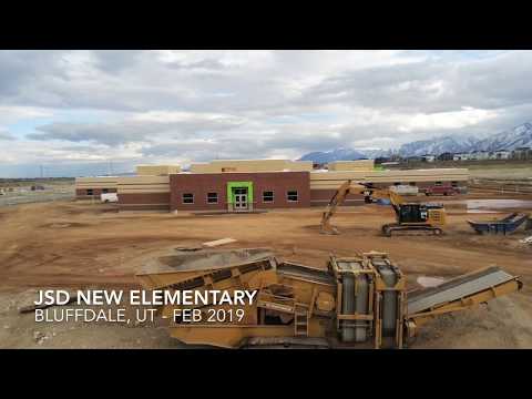 Mountain Point Elementary School in Bluffdale, UT under construction  (Feb 2, 2019)