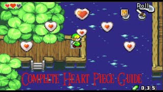 LOZ The Minish Cap 100%: COMPLETE HEART PIECE GUIDE