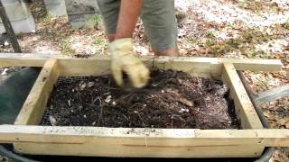 Making Compost Sifter