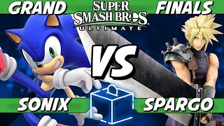 Coinbox IRL - Sonix (Sonic) vs Spargo (Cloud) Grand Finals - Smash Ultimate