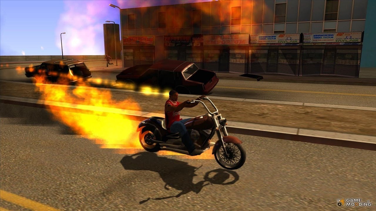 Gta San Andreas - How to Get a Ghost Rider Bike!(NO MOD DOWNLOADS)(REMAKE)  - YouTube