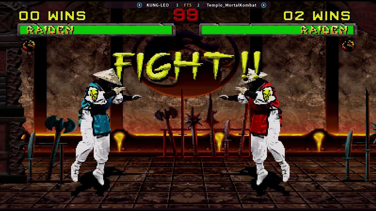Mortal Kombat 2, KUNG-LEO vs Templo_MortalKombat