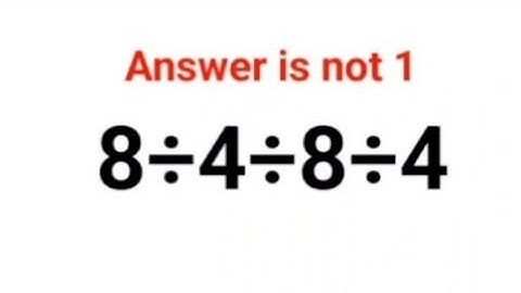 8÷4÷8÷4 Answer is not 1. Can you solve this Ukraine Math Test problem?#math #ukraine