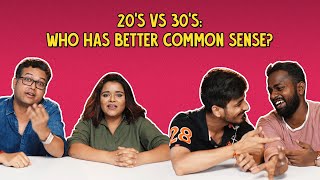 20's VS 30's Who Has Better Common Sense? | Ok Tested