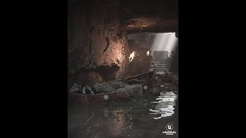 New Cinematic Dark Cave Unreal Engine 5  Lumen and Nanite