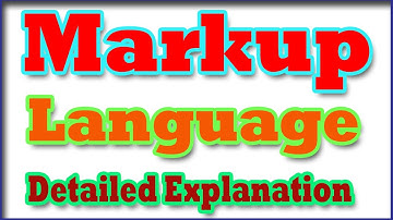 Markup Language | What is Markup Language | Detailed Explanation -  English Audio