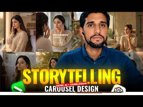 Create Viral Storytelling Carousel Designs with AI | Complete Design Process