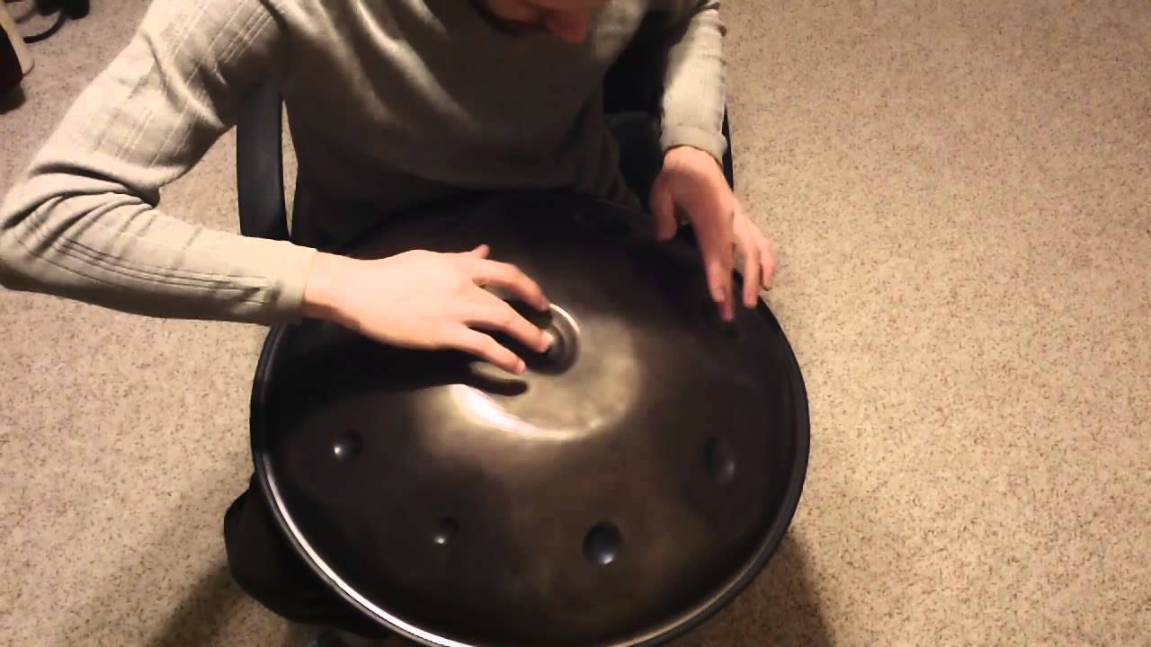 Saraz Handpan - E Harmonic minor dimple singing