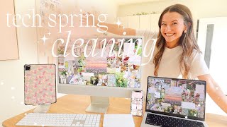 how to clean + declutter your tech! ✨💻 *spring tech refresh* (organizing, new wallpapers, + more) by julia k crist 8,704 views 3 weeks ago 12 minutes, 49 seconds