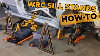 WRC Style SILL STANDS. How to. welding the tubes to the chassis