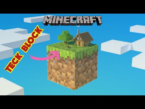 minecraft aternos nasıl tek block yapılır - YouTube