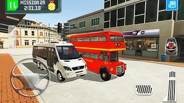 Double Decker Bus Driving - Bus Station: Learn to Drive #3 - Gameplay Android