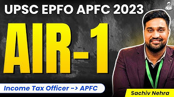 🏅UPSC EPFO ​​APFC 2023 AIR 1: Sachiv Nehra | UPSC EPFO ​​APFC 2024 Topper | UPSC EPFO ​​APFC 2025...