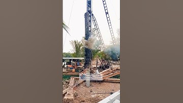 #videoviral vô tình xem được máy đóng cọc cực mạnh