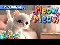 Beautiful cat song 🎶 / cartoon for kids & toddlers #cartoon #funnycat #rhymes #meow #billi