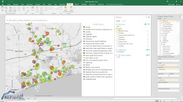 The power of Fire Data in Excel Mapping.  Power Map and Heat Map Demo!
