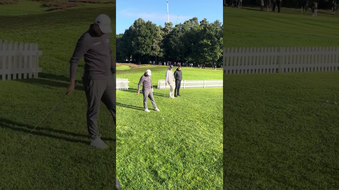 Matt Fitzpatrick left below right grip, short game! Unbelievable technique from the BMW PGA Champs