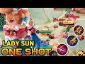 ONE SHOT CRITICAL! Lady Sun 1 Kali Tembak Damage GILA | Honor of Kings