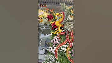 Cổng cưới rồng phụng miền tây/ cổng rồng phụng hoa tươi #congcuoimientay #congcuoiladua #wedding