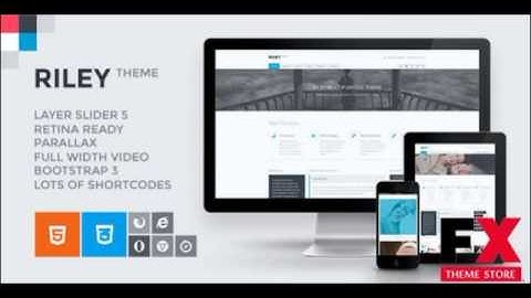 Preview RILEY - Responsive MultiPurpose HTML5 Template TFx