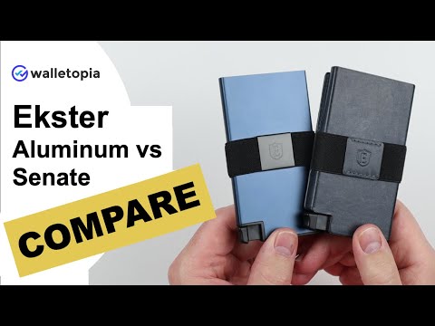 Ekster Senate vs Aluminum Cardholder - better or the same COMPARED?